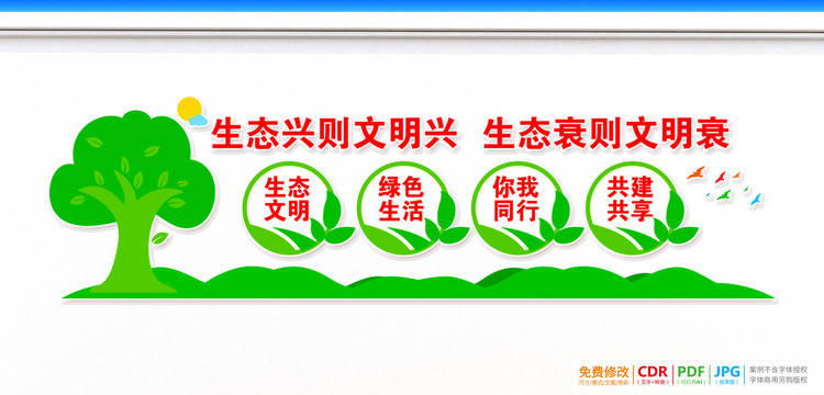 生態(tài)文明文化墻