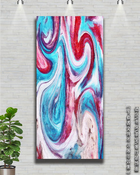 抽象油畫