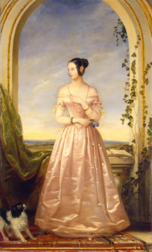 克里斯蒂安那·罗伯特森大公爵夫人的肖像