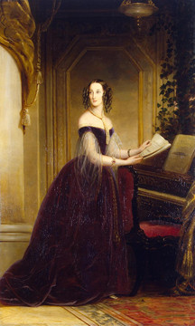 克里斯蒂安那·罗伯特森爵夫人的肖像