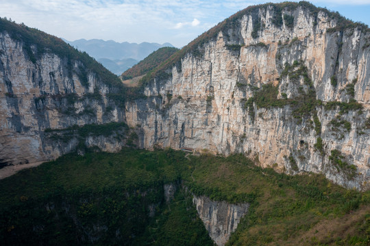 重庆奉节小寨天坑地质地貌