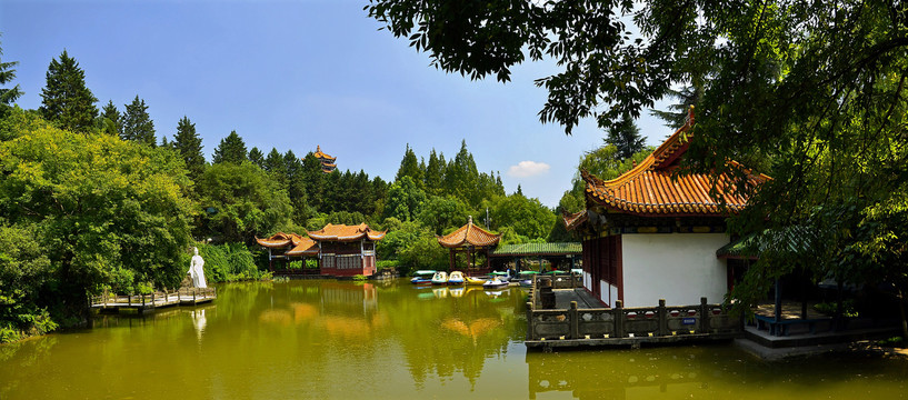 绵阳富乐山公园全景