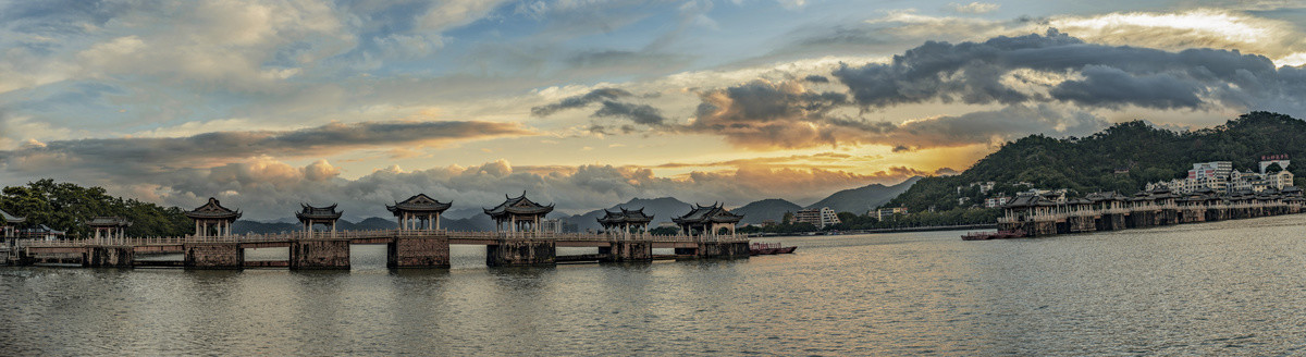 潮州广济桥高清全景图