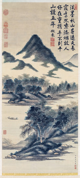 赫奕煙江漁艇圖