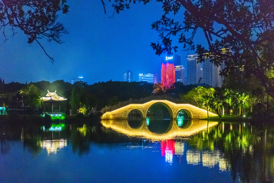 江心屿夜景