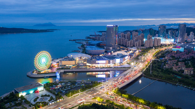 青岛西海岸新区夜景