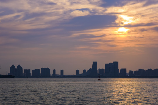 厦门海沧日落