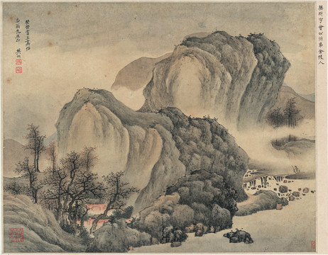  陳洪綬陳洪綬花卉山水