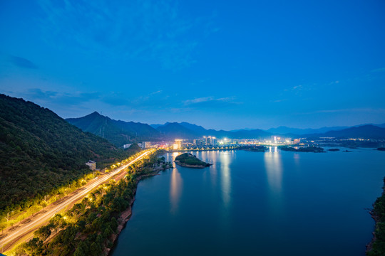 千岛湖城市夜景