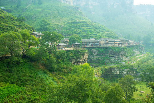 山西忻州悬空村