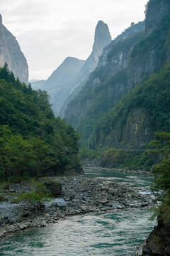 重庆奉节九盘河风光