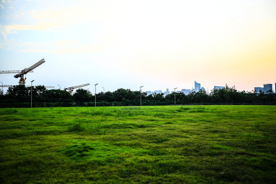 杭州萧山区建筑背景