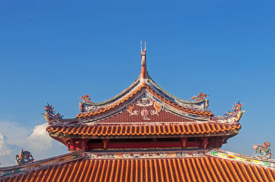 传统中式古建筑屋顶