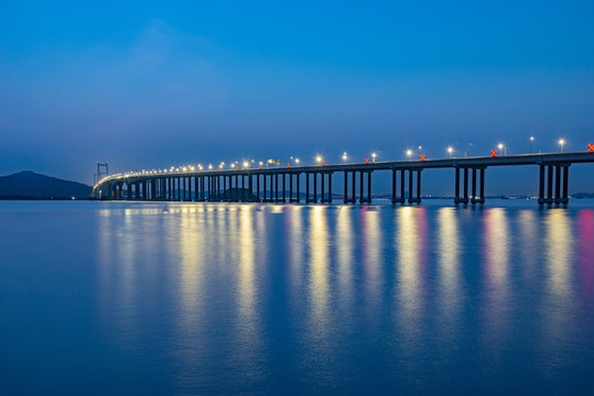 虎门大桥夜景