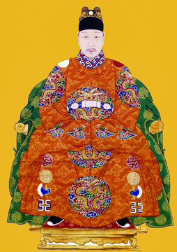 陳洪綬明代皇帝朱常洛畫像