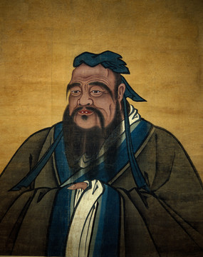 王諤孔子畫像