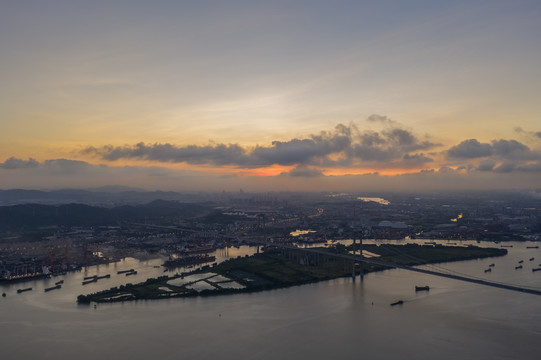 广东广州城市风光