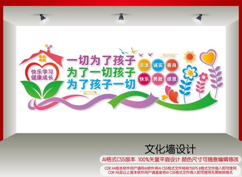 幼兒園文化墻