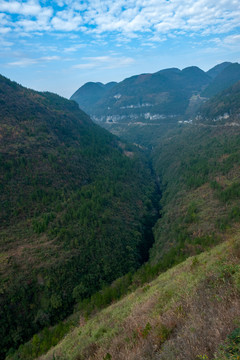 重庆奉节地缝风光