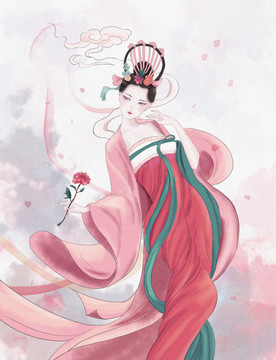 古風仕女圖
