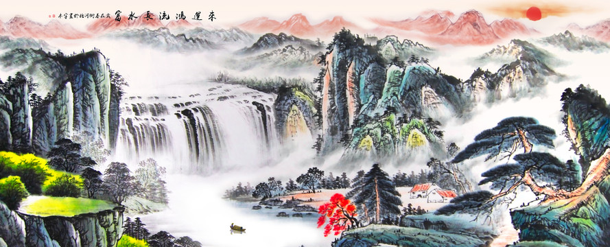 國(guó)畫(huà)山水