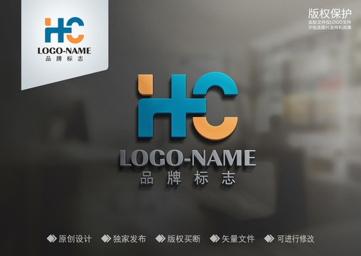 HC字母标志