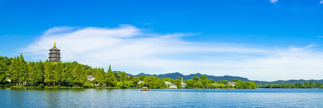 杭州西湖雷峰塔高清大画幅