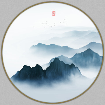 新中式裝飾畫