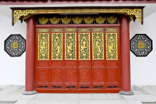 中式古典木门窗