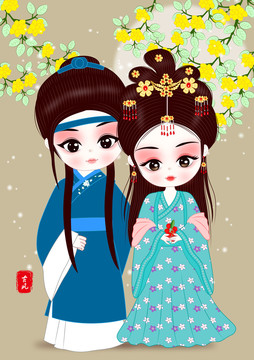 古風(fēng)情侶