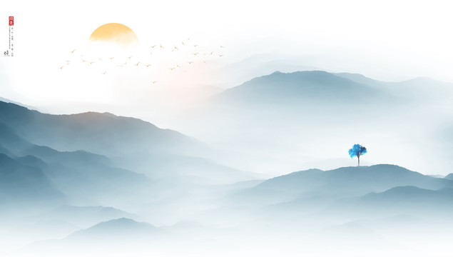 意境山水畫