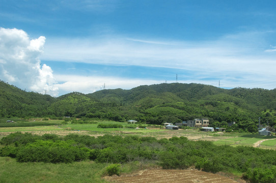 山村自然印象风光