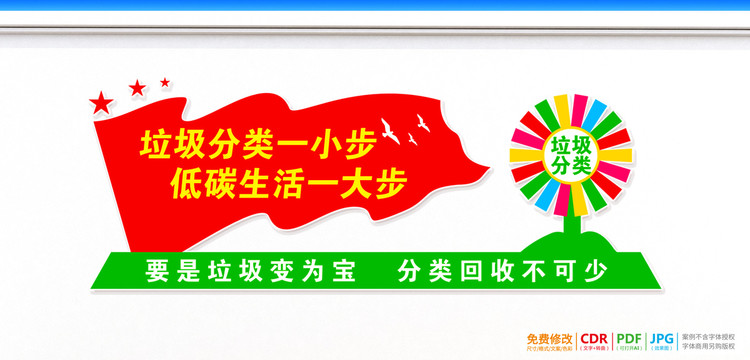 垃圾分類標(biāo)語墻