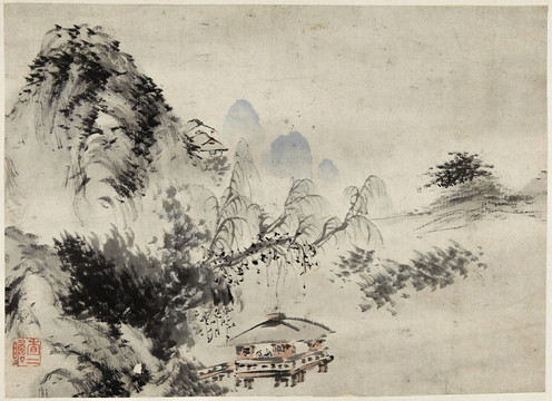 查士標(biāo)山水人物