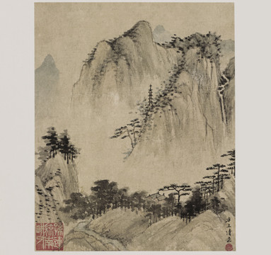 查士標(biāo)山水畫