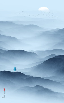 玄關(guān)水墨畫