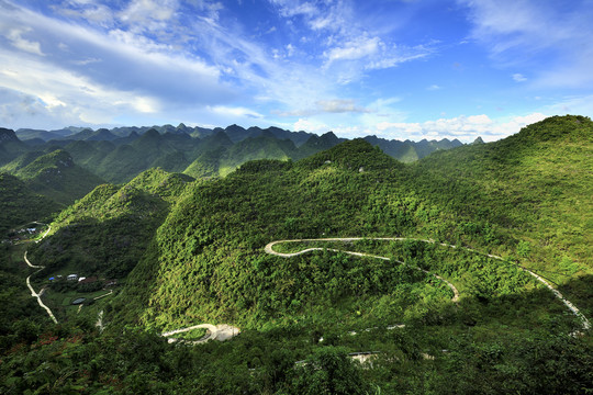 群山与山路