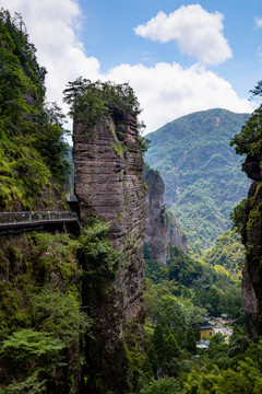 北雁荡山玻璃栈道