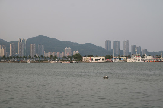 珠海情侣路珠海日月贝风光景色