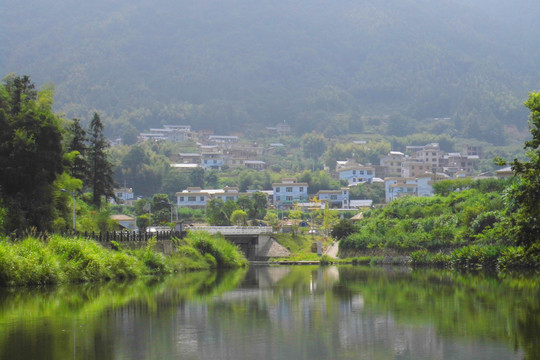 水面上的村庄