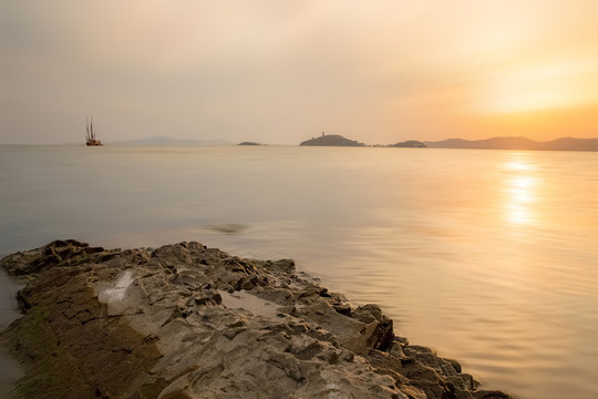 中国无锡鼋头渚公园和太湖美景