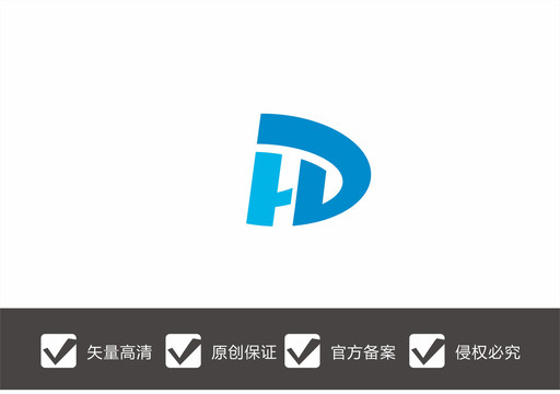 字母DHlogo