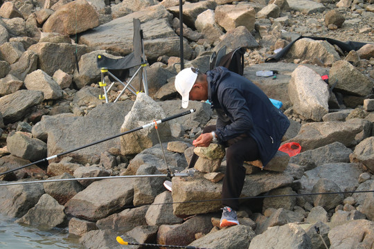 珠海情侣路珠海日月贝钓鱼和风光