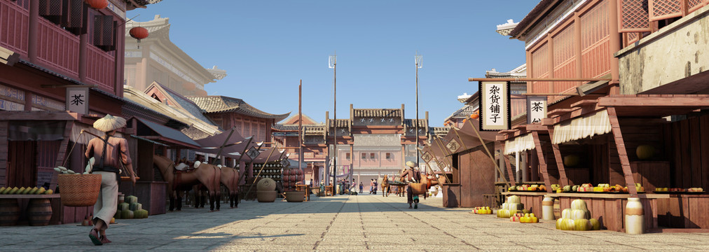古代商業(yè)街