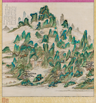 董教增羅浮山圖