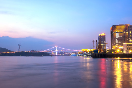 厦门港夜景