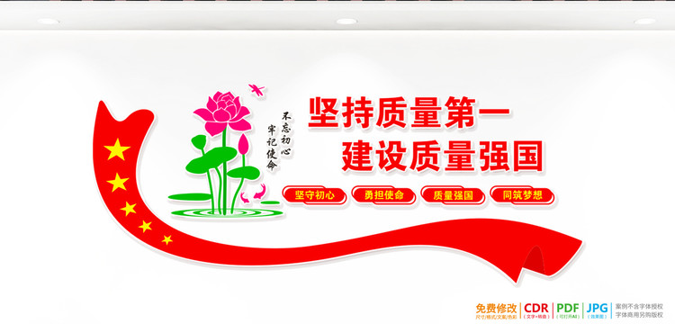 企業(yè)質(zhì)量月文化墻