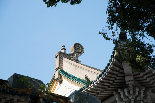 中式传统屋角