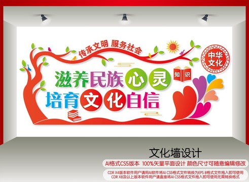圖書館文化墻