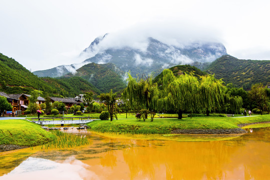 山村秋色